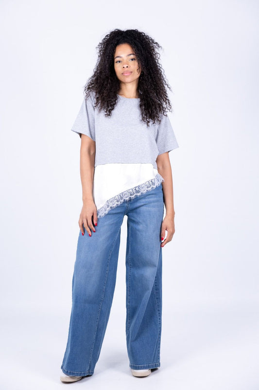 Le Streghe - T-shirt in pizzo