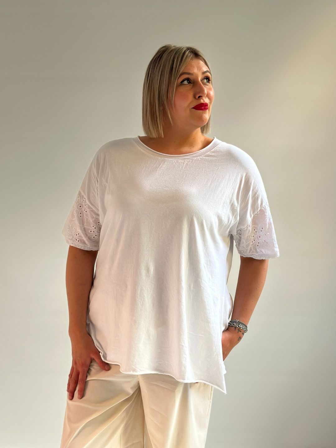 Susy Star - T-shirt Sangallo