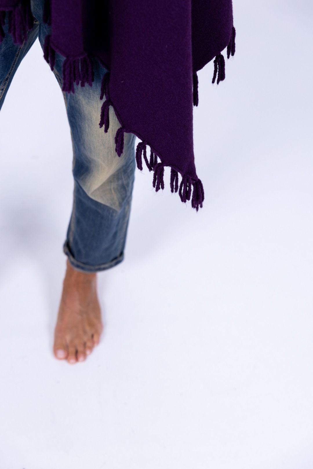 Arvs - Poncho con frange