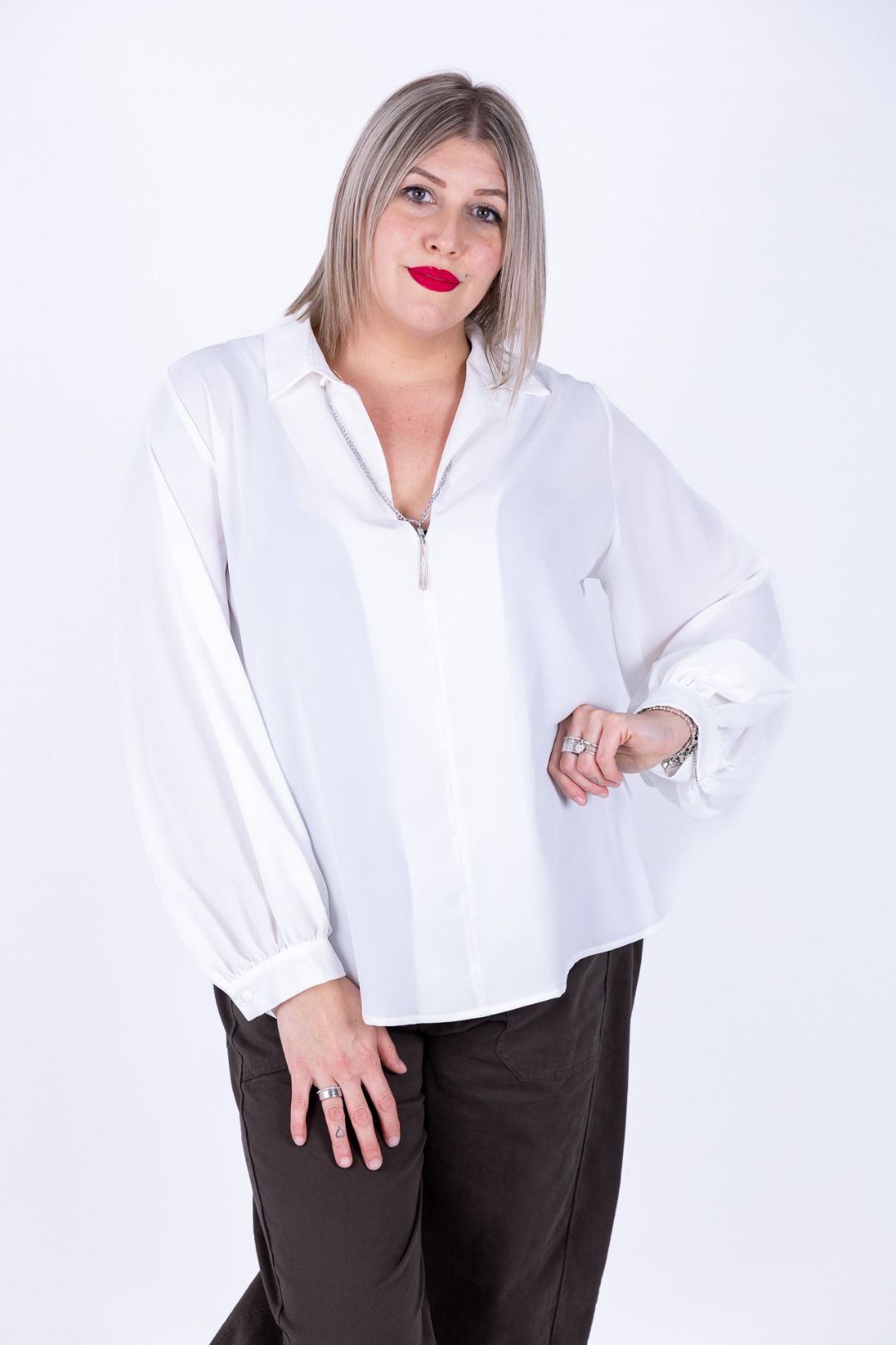 Susy Star - Blusa scollo V