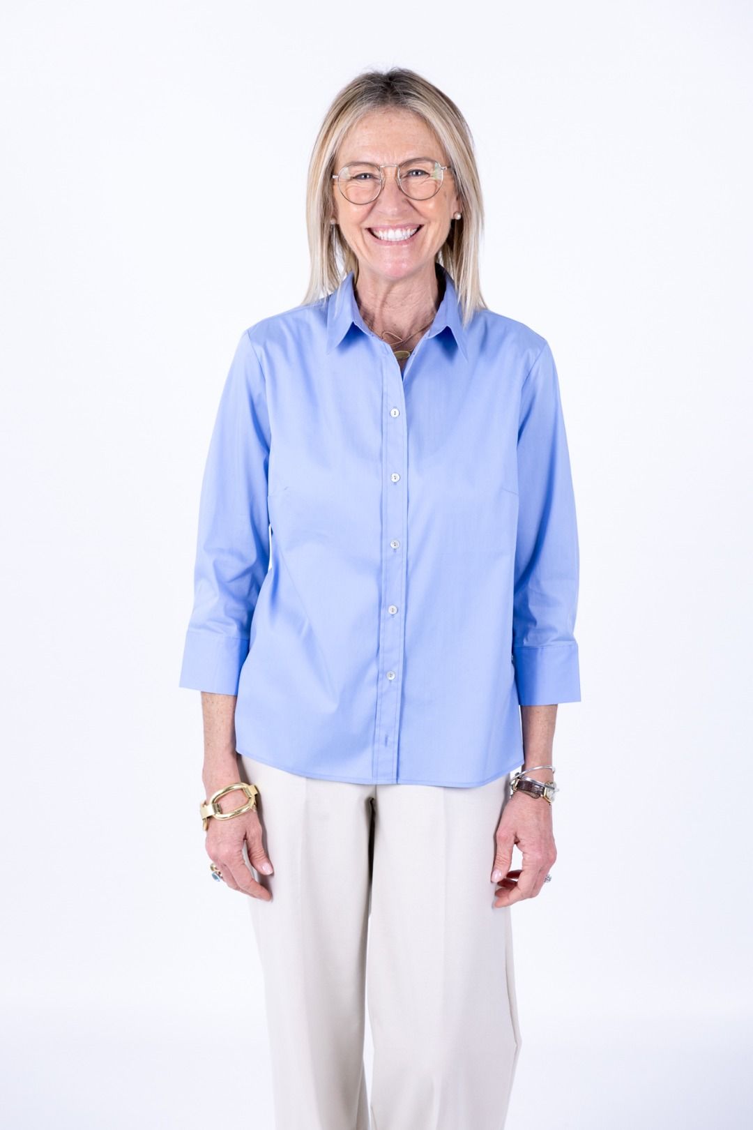 Ragno - Camicia poplin manica 3/4