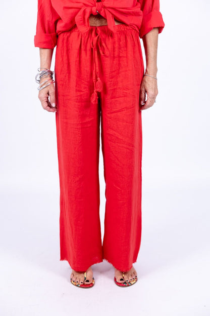 Tensione In - Pantalone Lino ampio