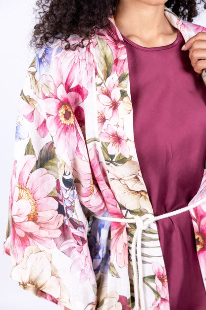 Susy Mix - Kimono stampa fiore