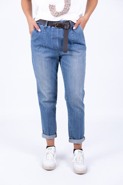 Susy Mix - Jeans c/molla e cintura
