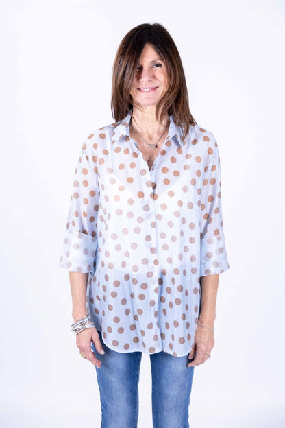 Novepuntouno - Camicia pois