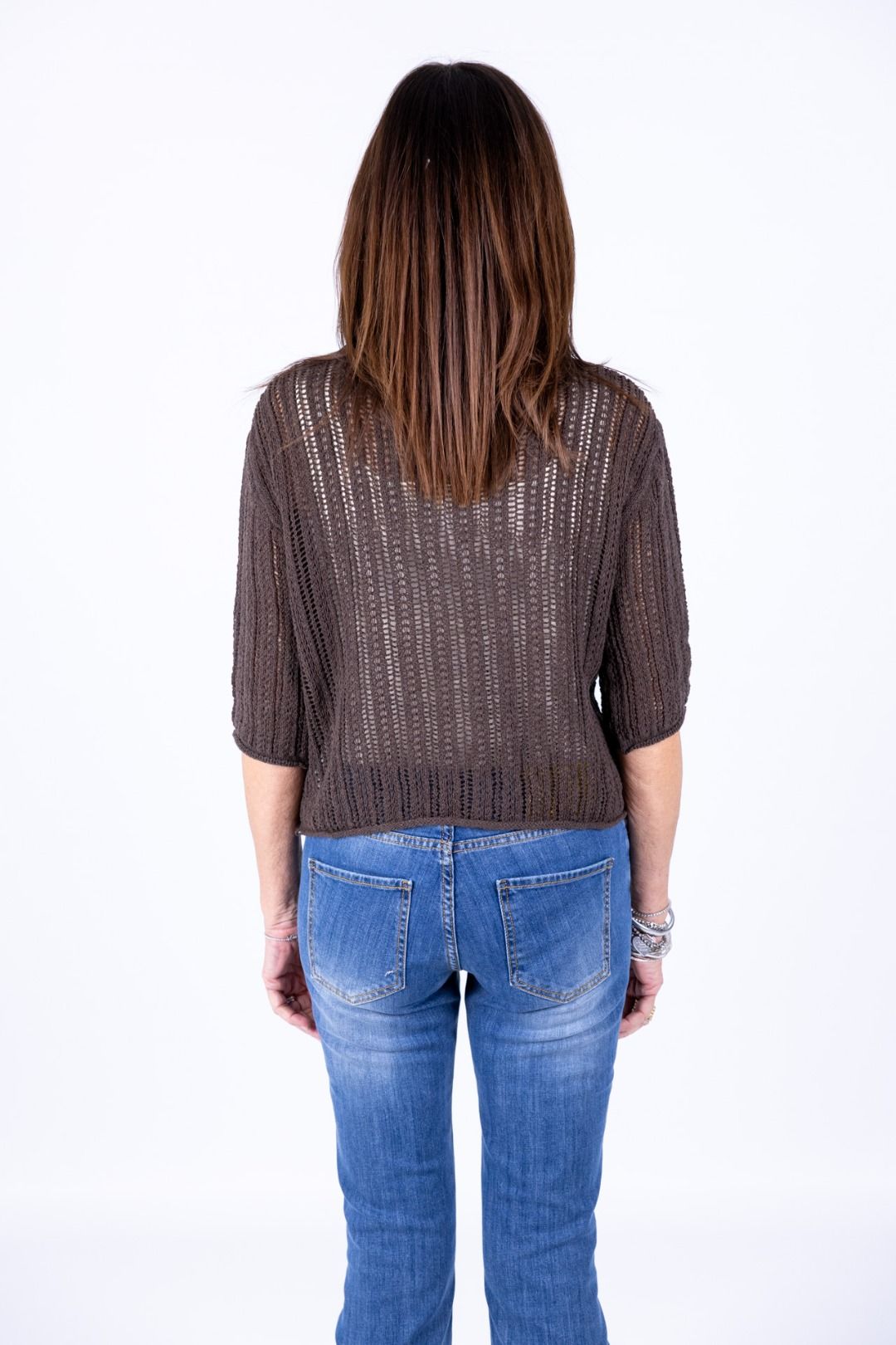 Le Streghe - Giacchino con colletto traforato