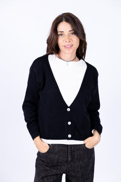 Susy Mix - Cardigan Bi Color