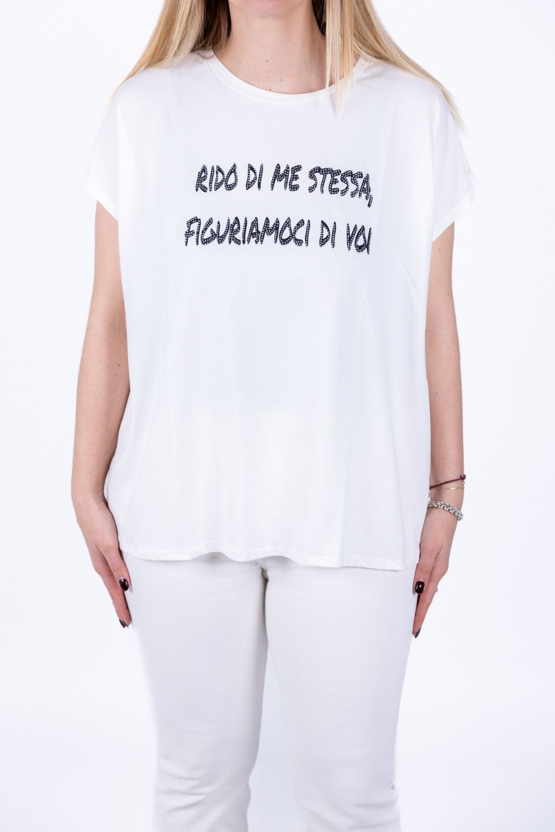 Susy Star - T-shirt con scritta
