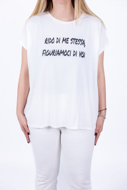 Susy Star - T-shirt con scritta