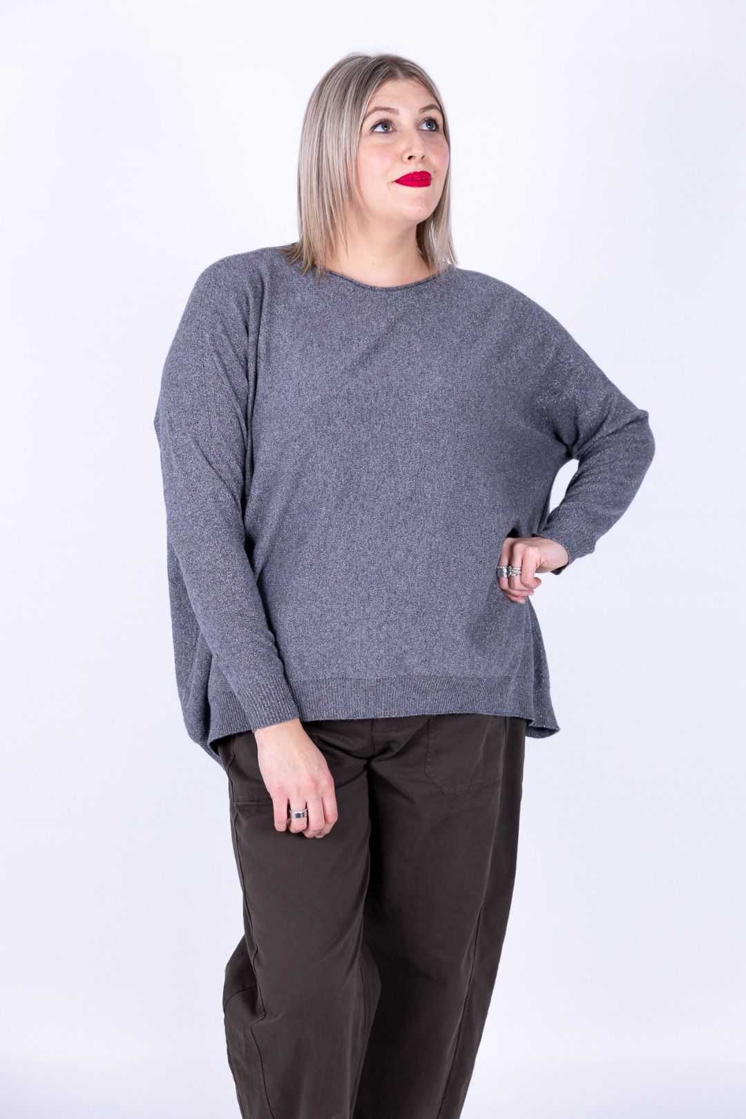 Susy Star - Maglia barca con lurex