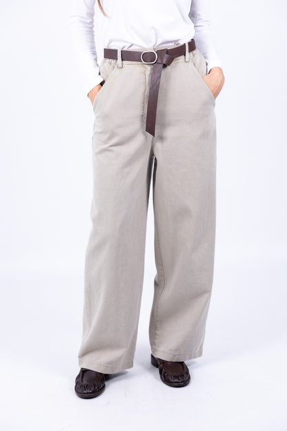 Le Streghe - Pantalone largo con cintura