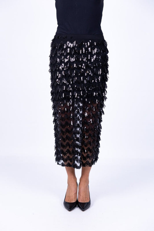 Le Streghe - Gonna tubino paillettes