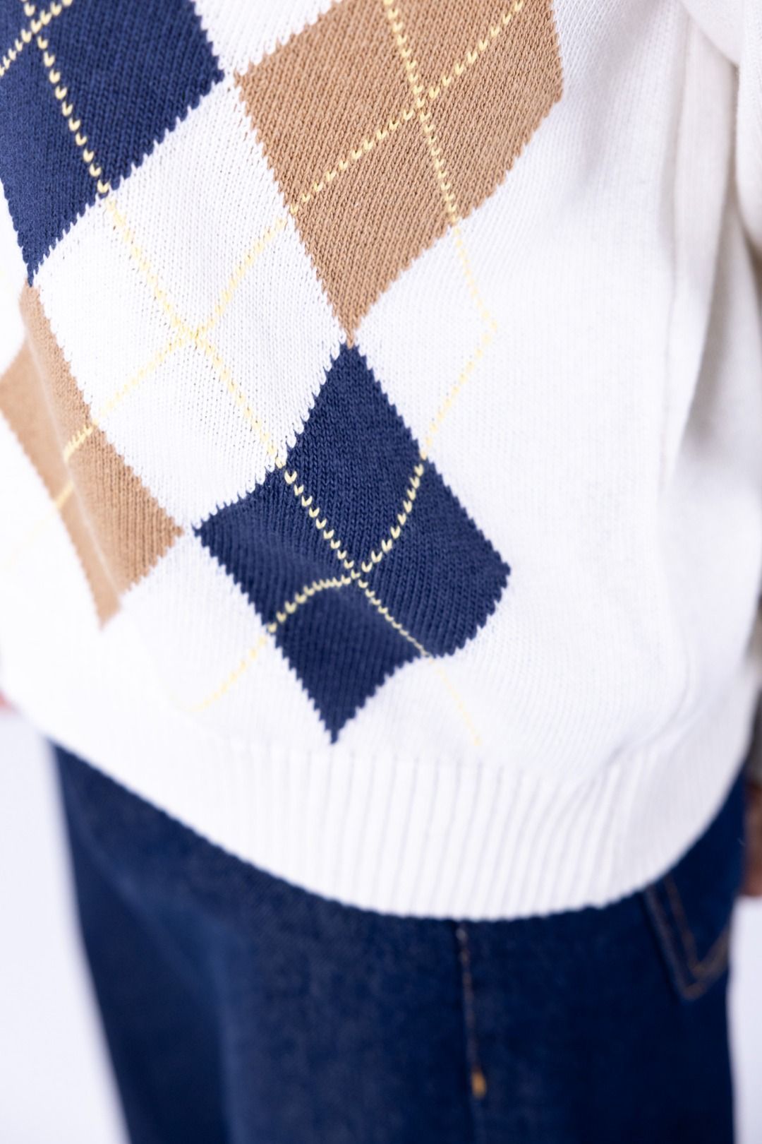 Tensione In - Cardigan rombi