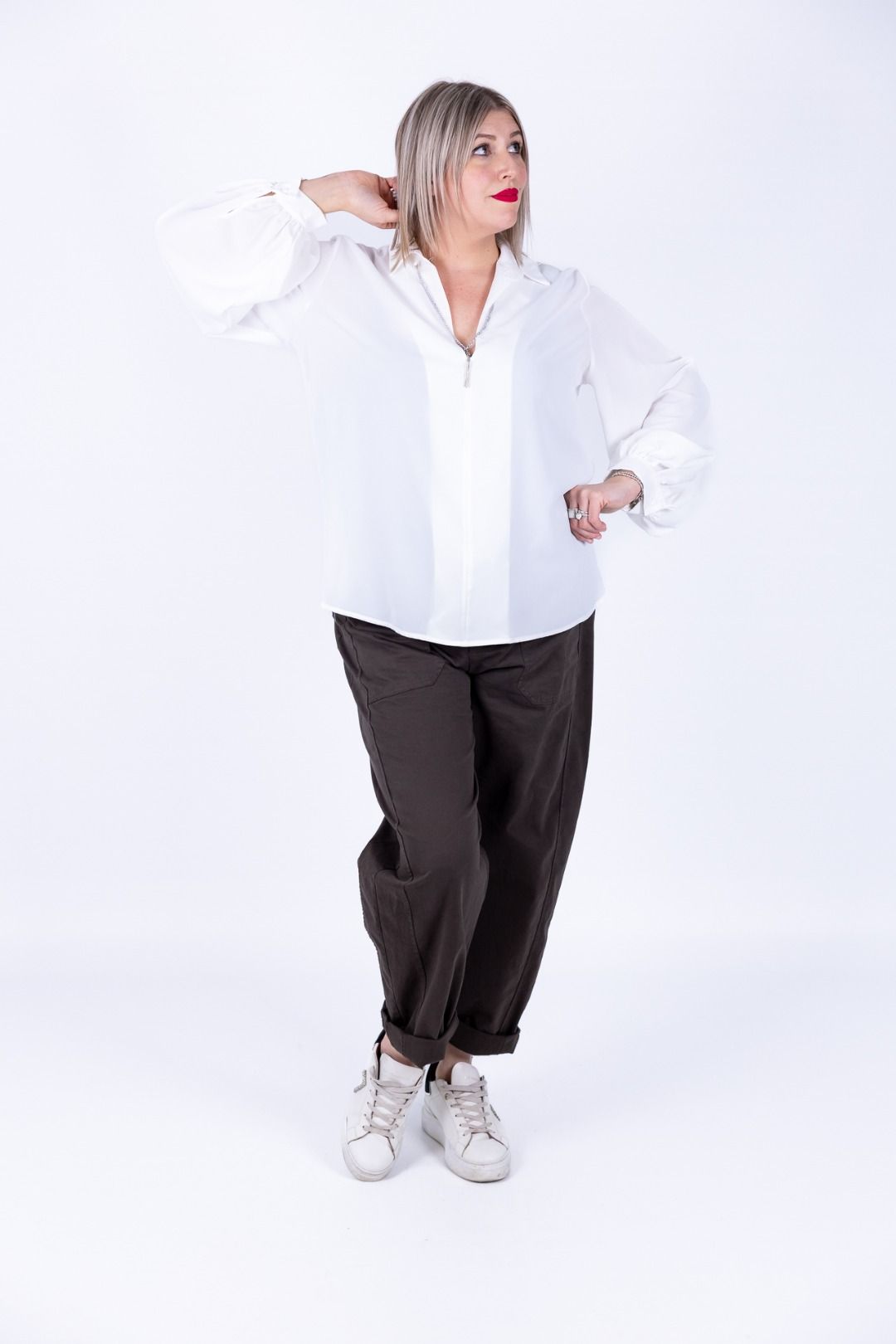 Susy Star - Blusa scollo V