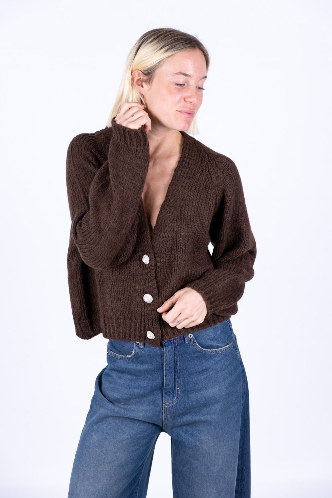 HaveOne - Giacca 3 bottoni gioiello