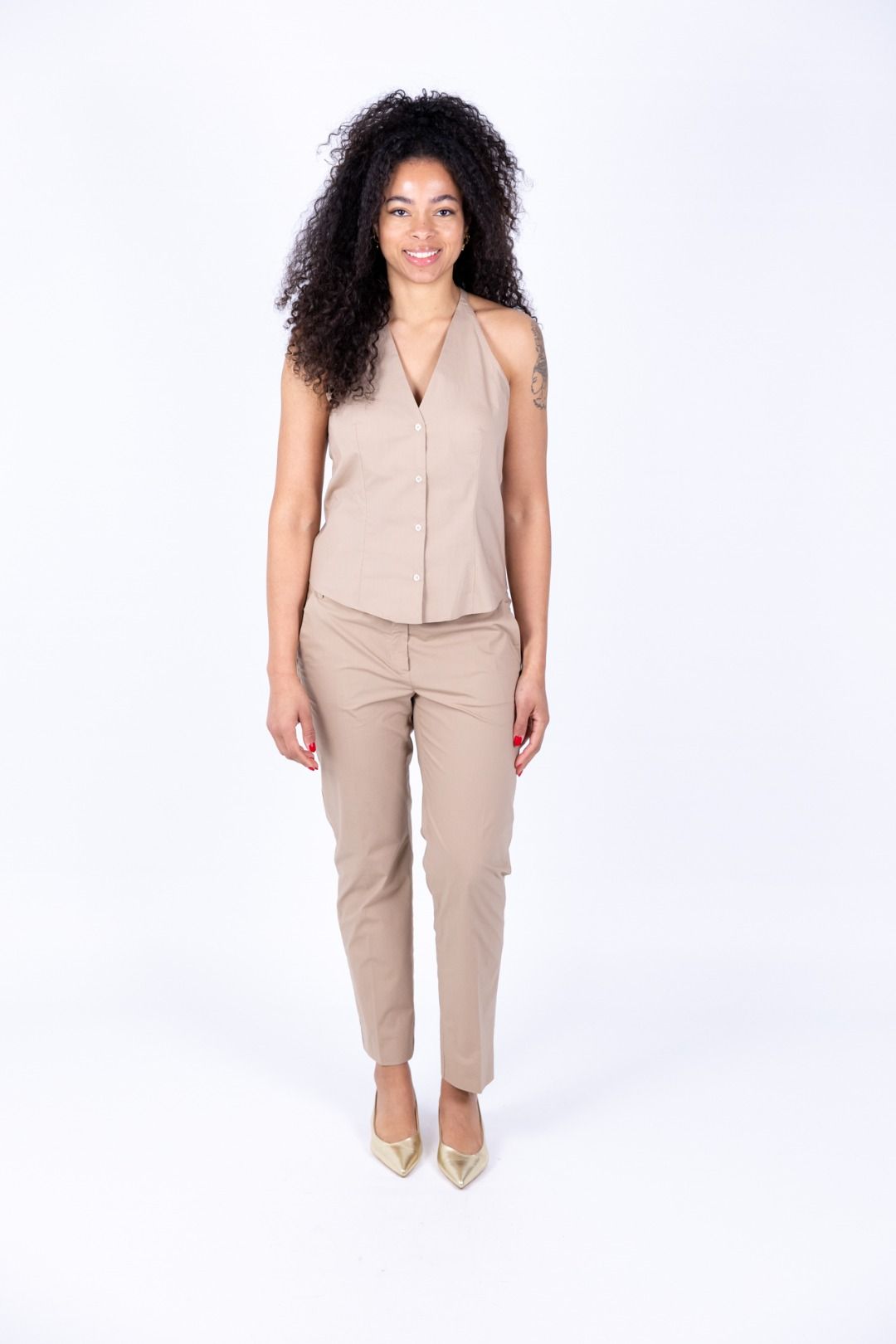 Emme - Pantalone sigaretta tasca francese