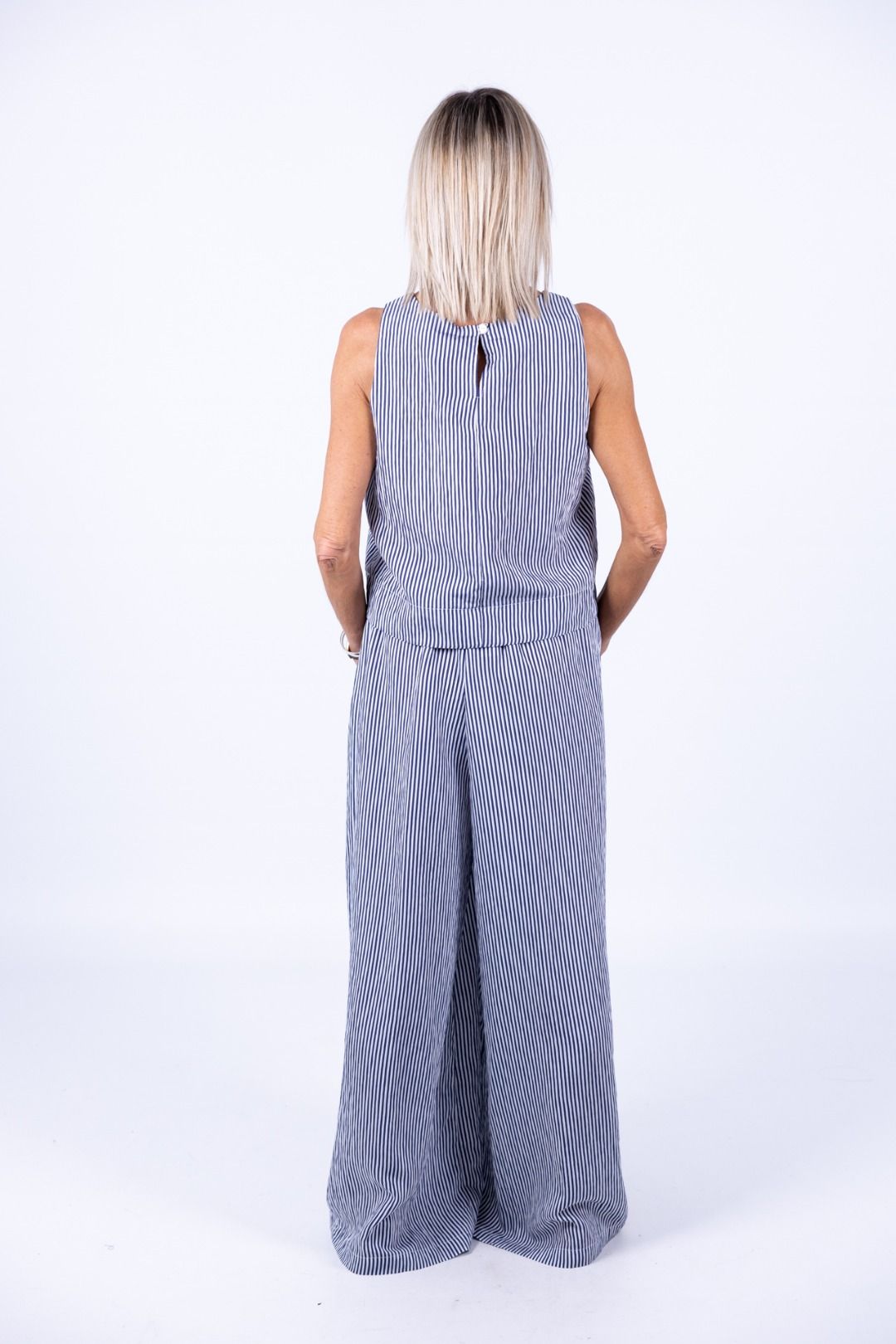 Le Streghe - Completo Top con pantalone a righe