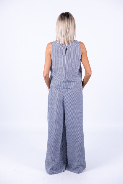 Le Streghe - Completo Top con pantalone a righe