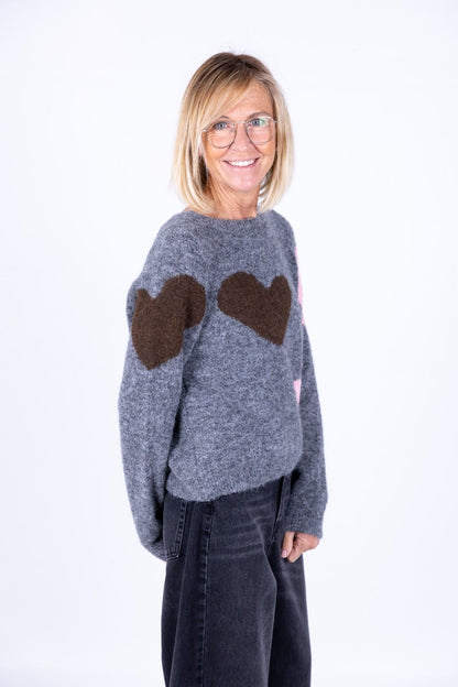 Susy Mix - Maglia con cuori