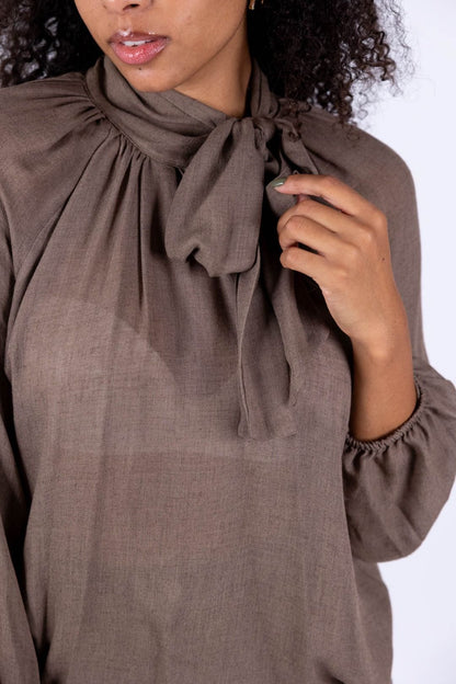 Susy Mix - Camicia con fiocco