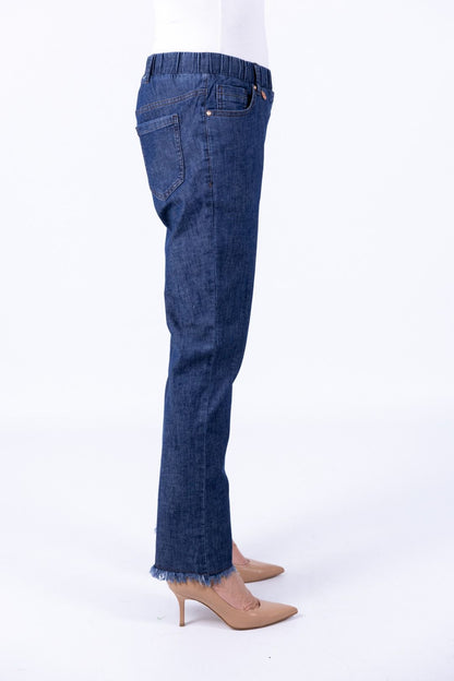 Ragno - Jeans straight pockets con frange