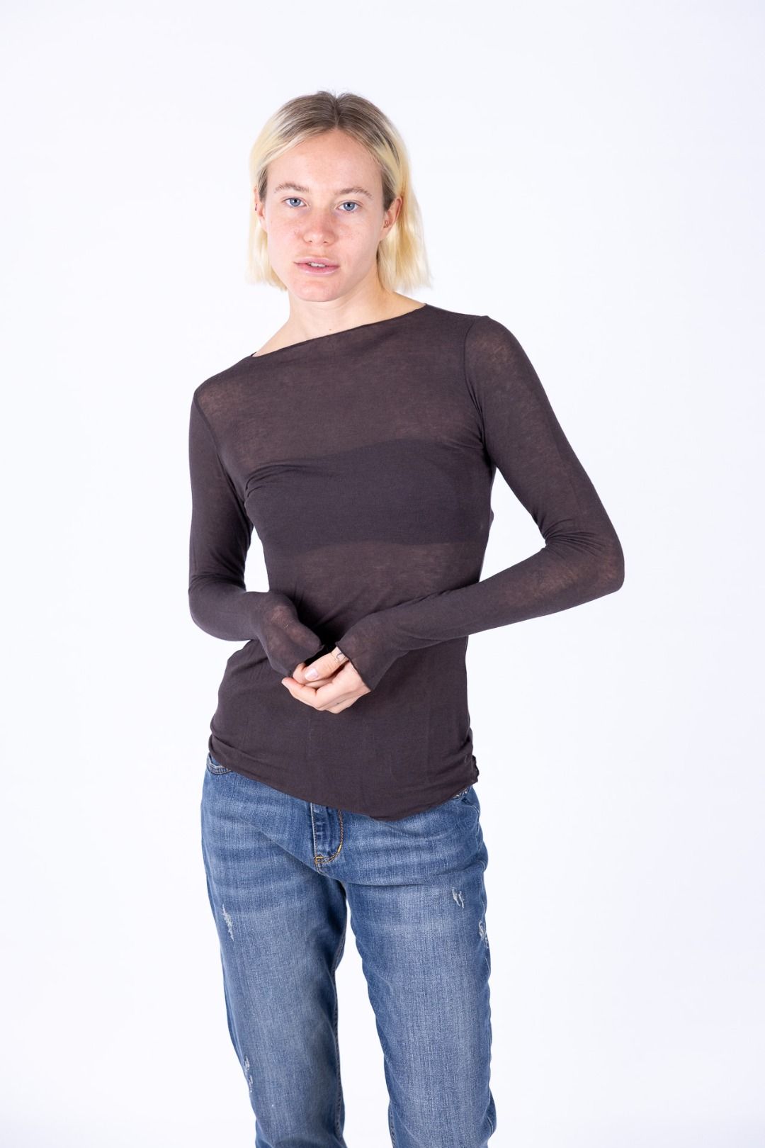 Tensione in - Maglia barca misto cachemire