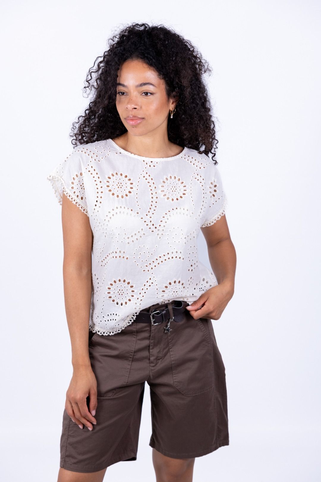 Susy Mix - Blusa Sangallo