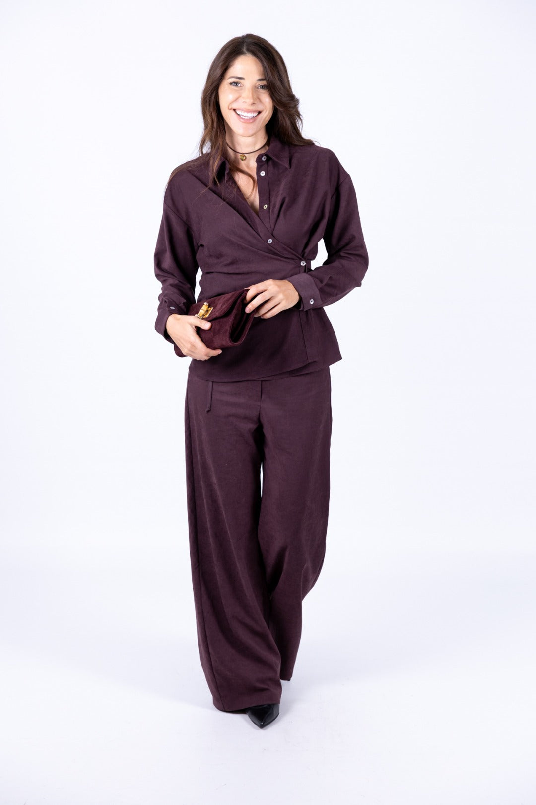 Le Streghe - Completo Camicia incrocio e Pantalone