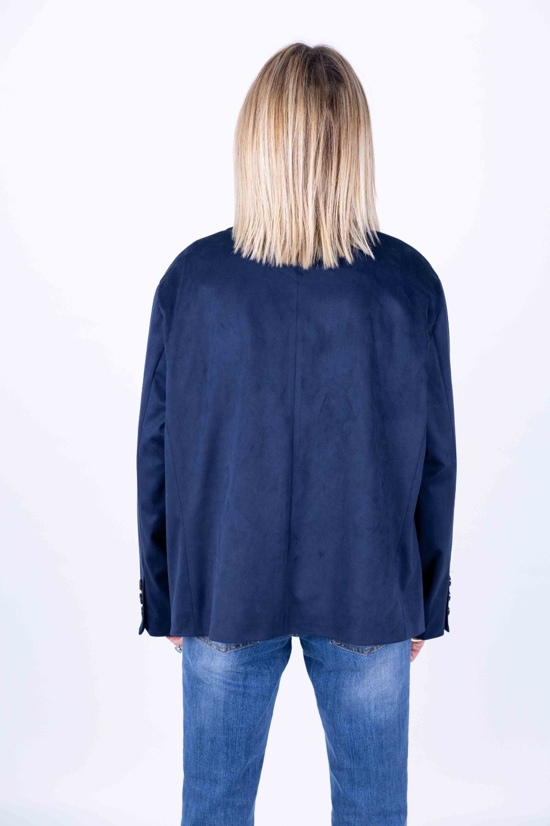 Tensione In - Giacca Over doppio petto blu