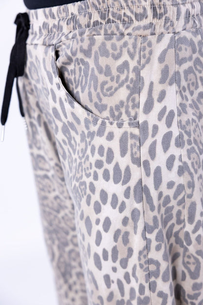 Susy Mix - Pantalone con coulisse maculato