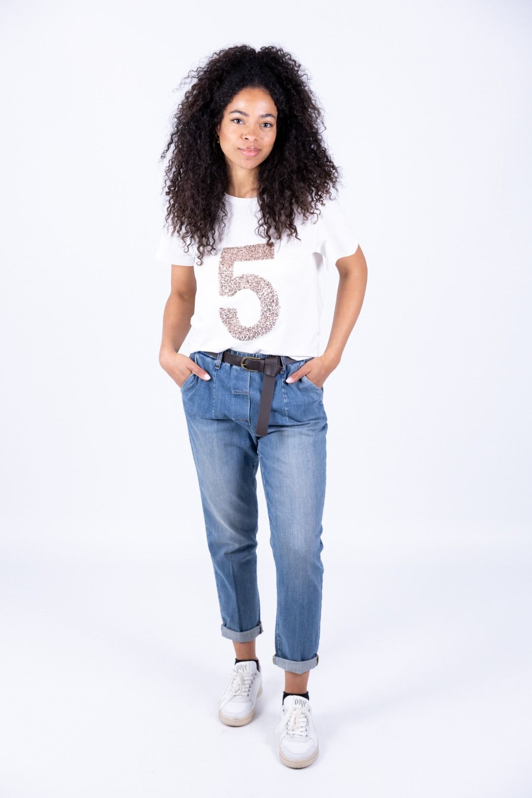 Susy Mix - Jeans c/molla e cintura