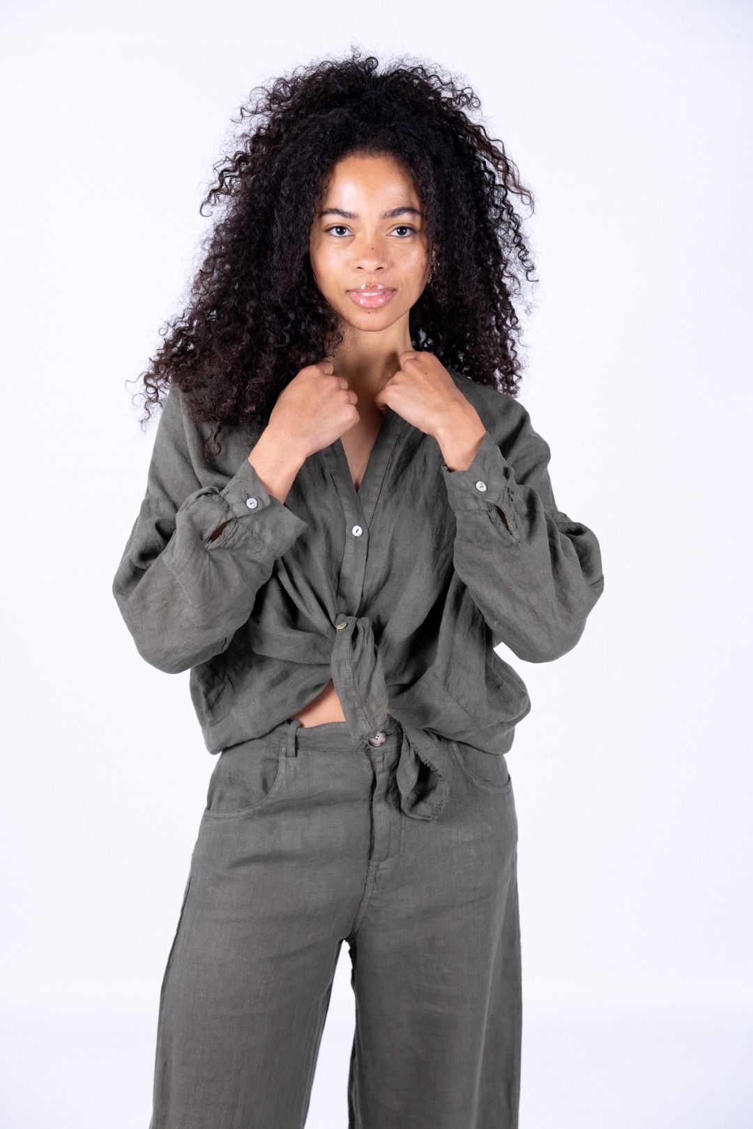Tensione in -  Camicia in lino