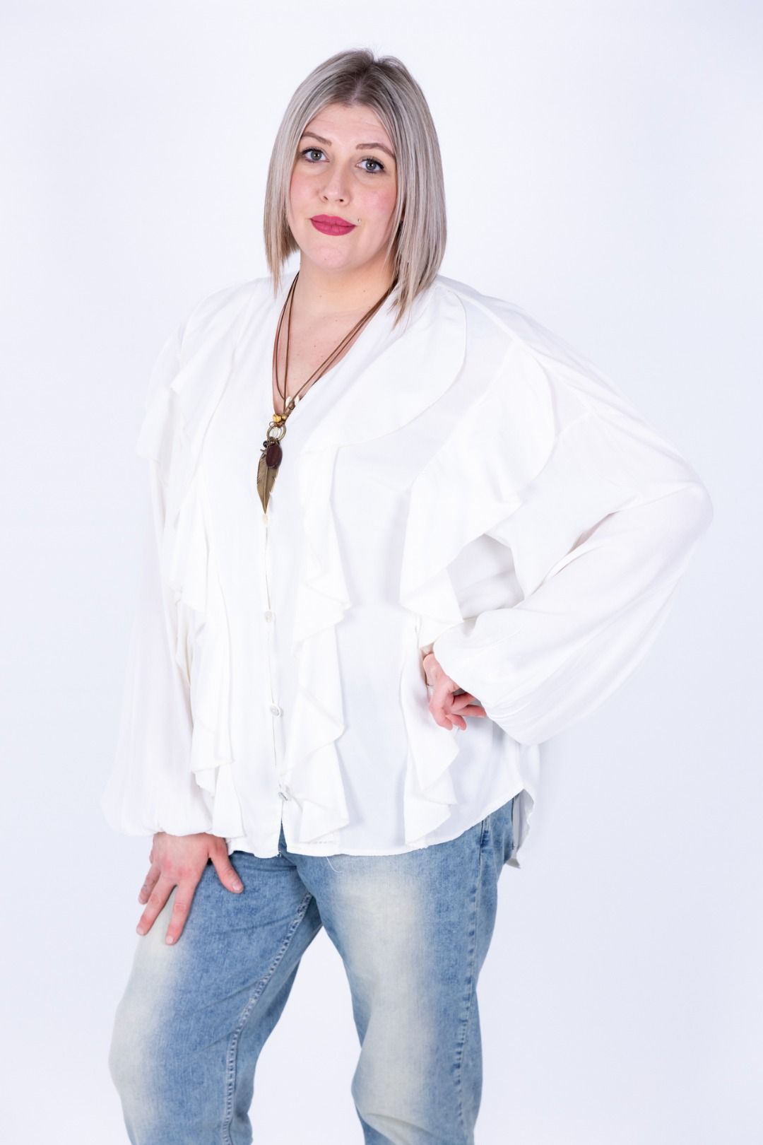 Susy Star - Camicia con rouge