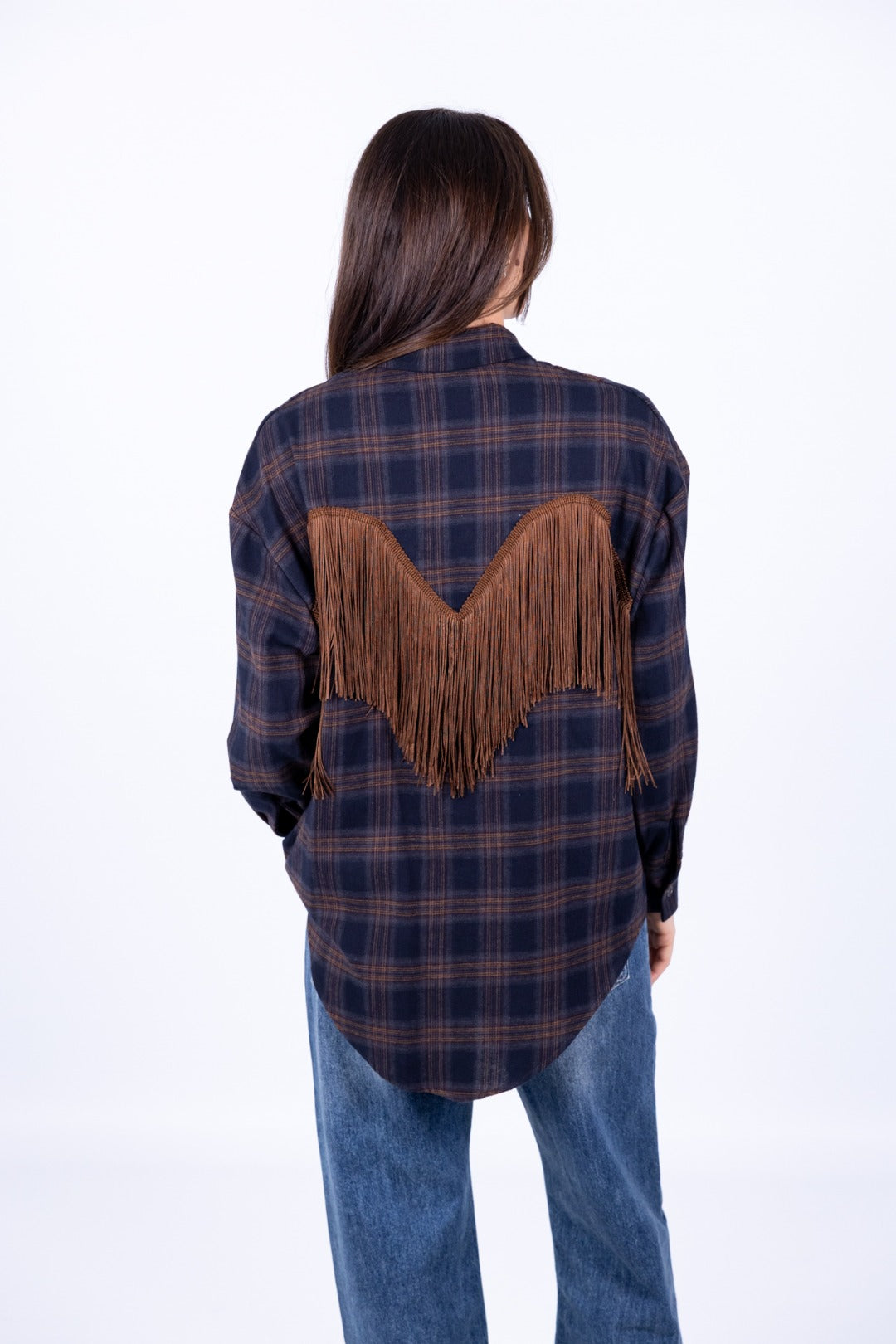 Tensione In - Camicia con frange
