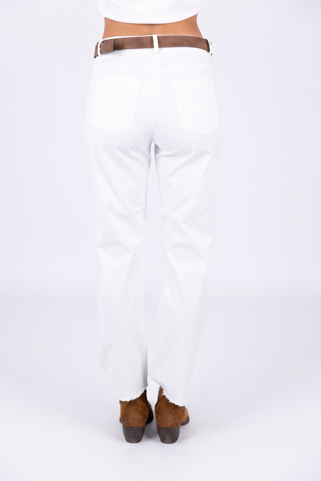 Tensione in - Pantalone con frange