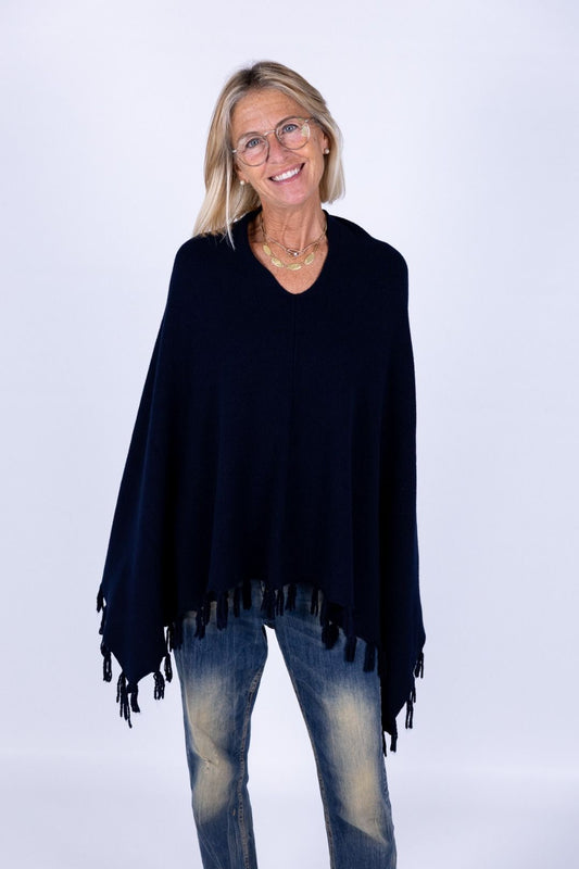 Arvs - Poncho con frange