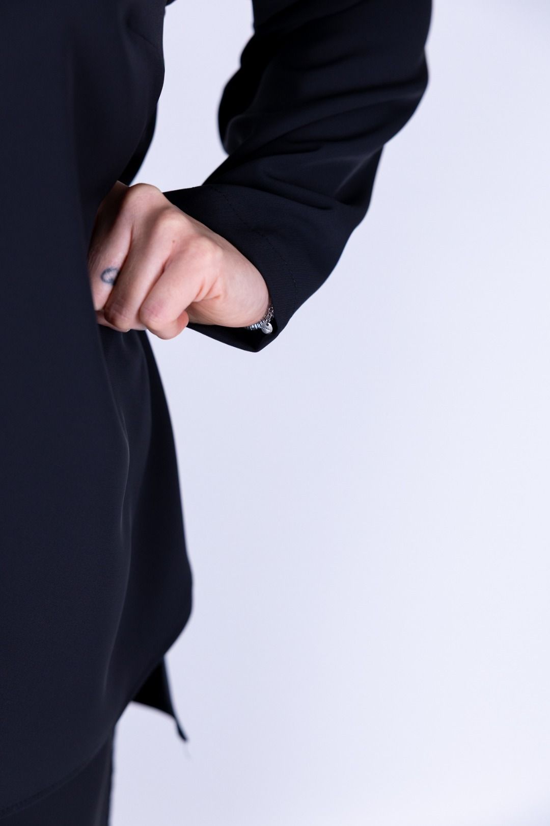 Dejavu - Camicia con colletto in paillettes