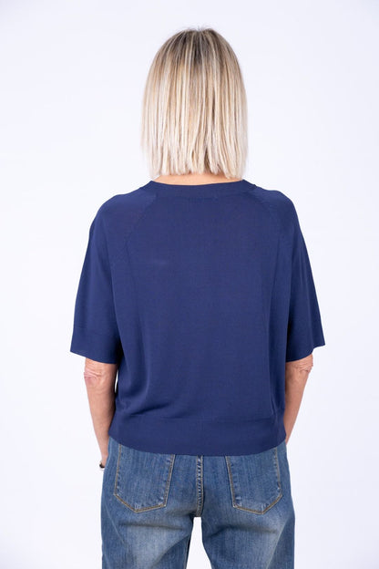 Novepuntouno - Maglia girocollo manica 3/4