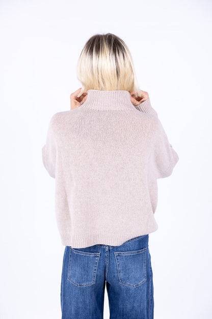 Nhoi Lab - Maglia ovetto con  collo cratere