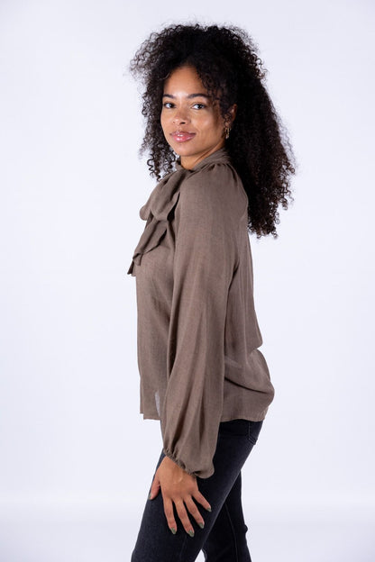Susy Mix - Camicia con fiocco