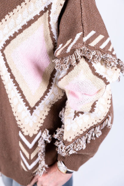 Tensione In - Cardigan rombi