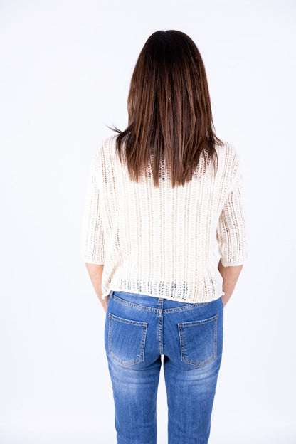 Le Streghe - Giacchino con colletto traforato