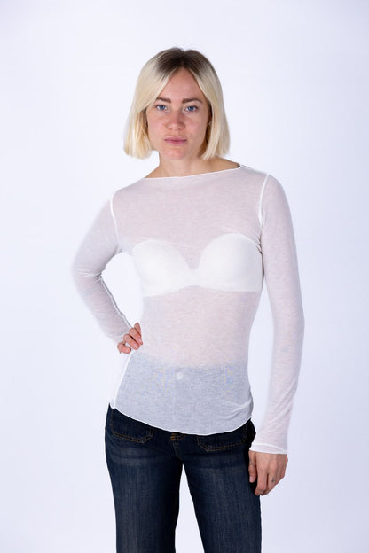 Tensione in - Maglia barca misto cachemire