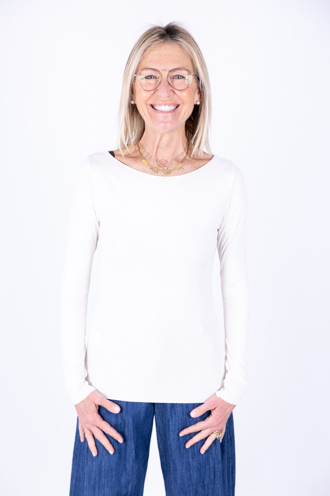 Susy Mix - T-shirt barchetta taglio vivo