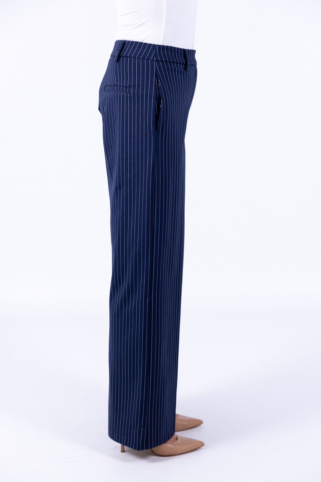 Tensione In - Pantalone Palazzo gessato