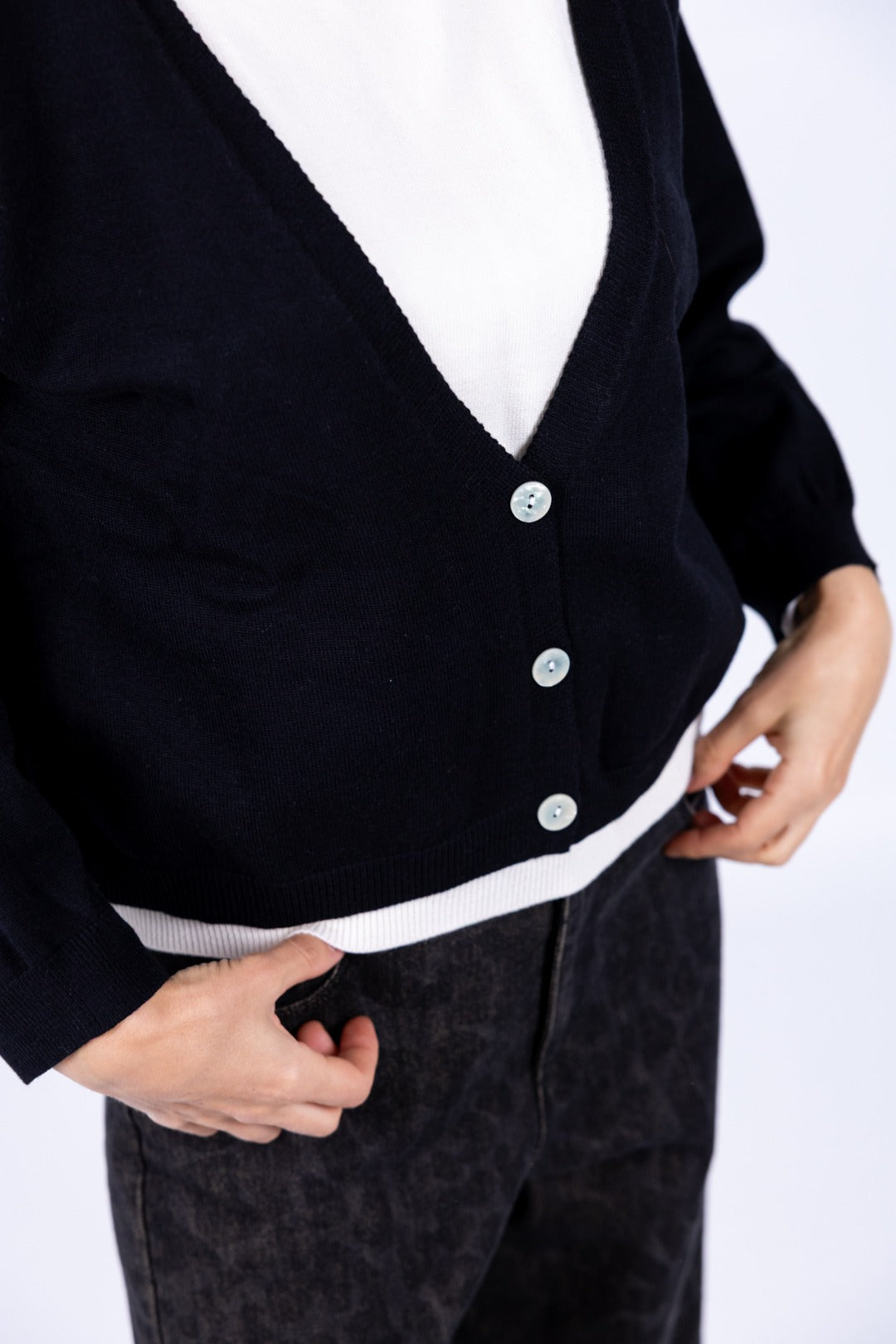 Susy Mix - Cardigan Bi Color