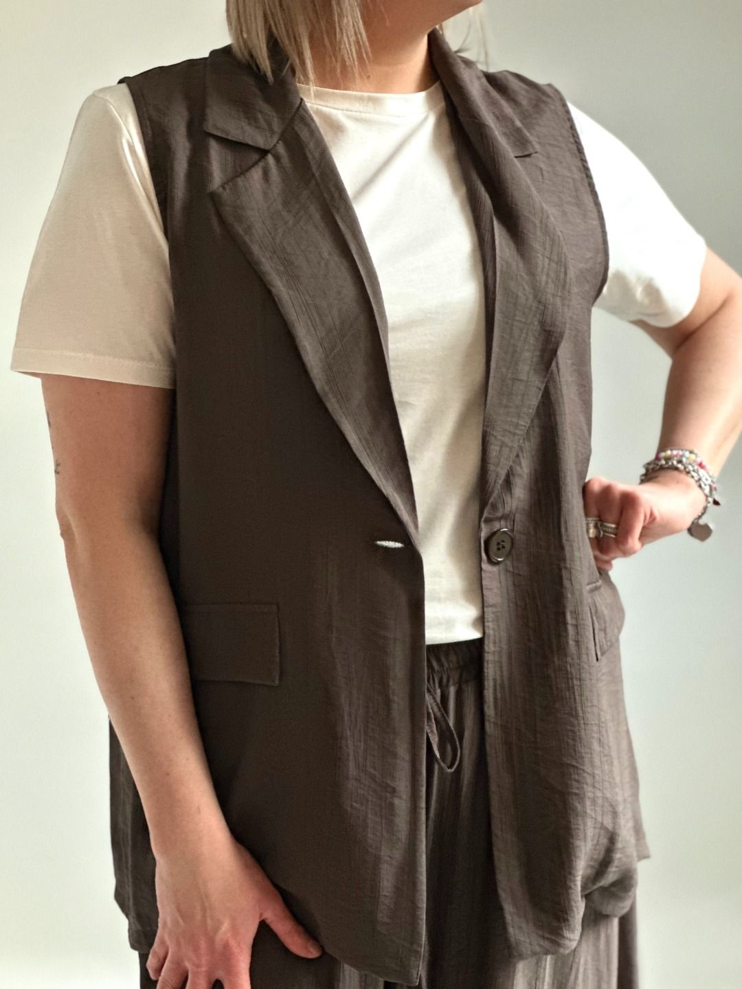 Susy Star - Completo gilet con pantalone