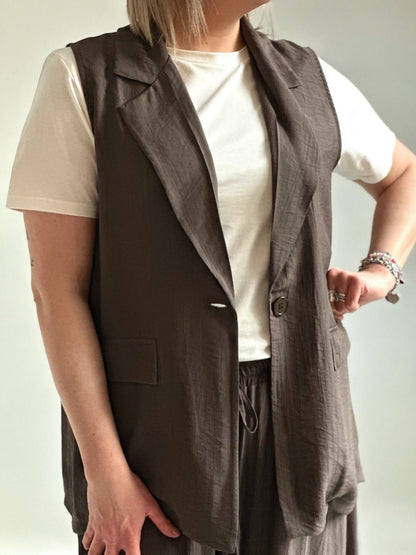 Susy Star - Completo gilet con pantalone