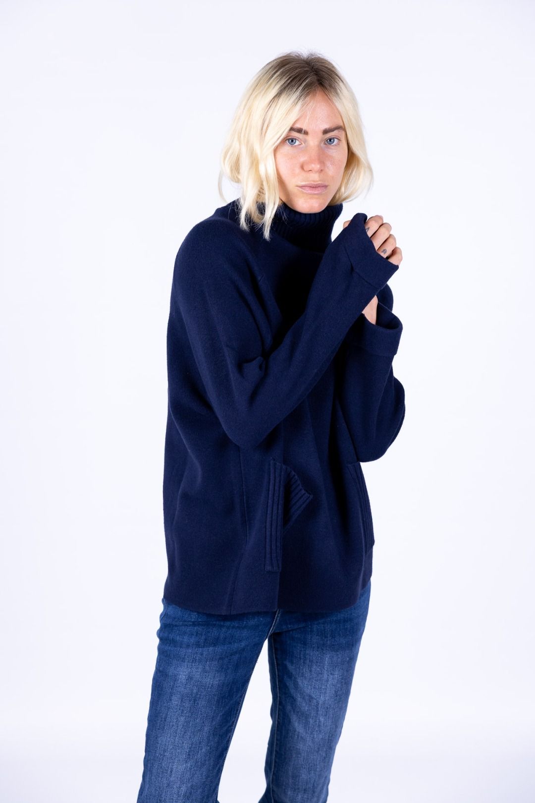 Decima Domus - Maglia collo alto con tasche