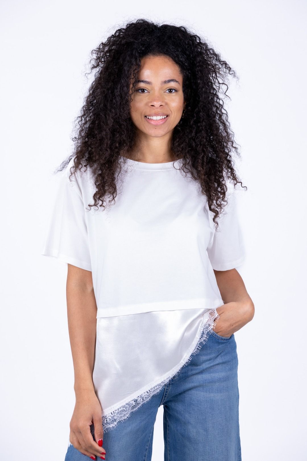 Le Streghe - T-shirt in pizzo